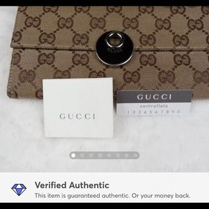 Gucci GG Monogram Double-Sided Long Wallet